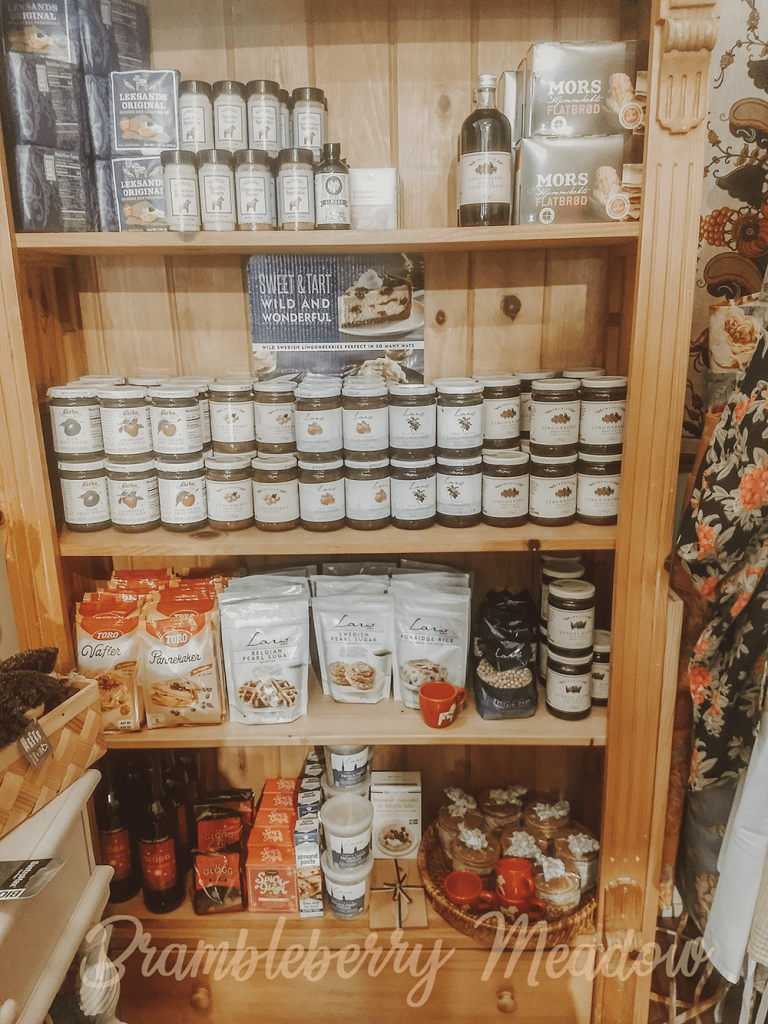 Swedish food section at The Tin Ceiling