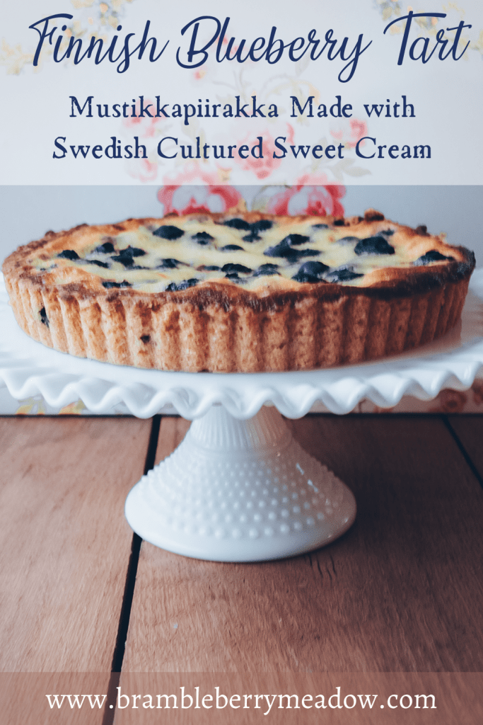 Mustikkapiirakka – Finnish Blueberry Tart