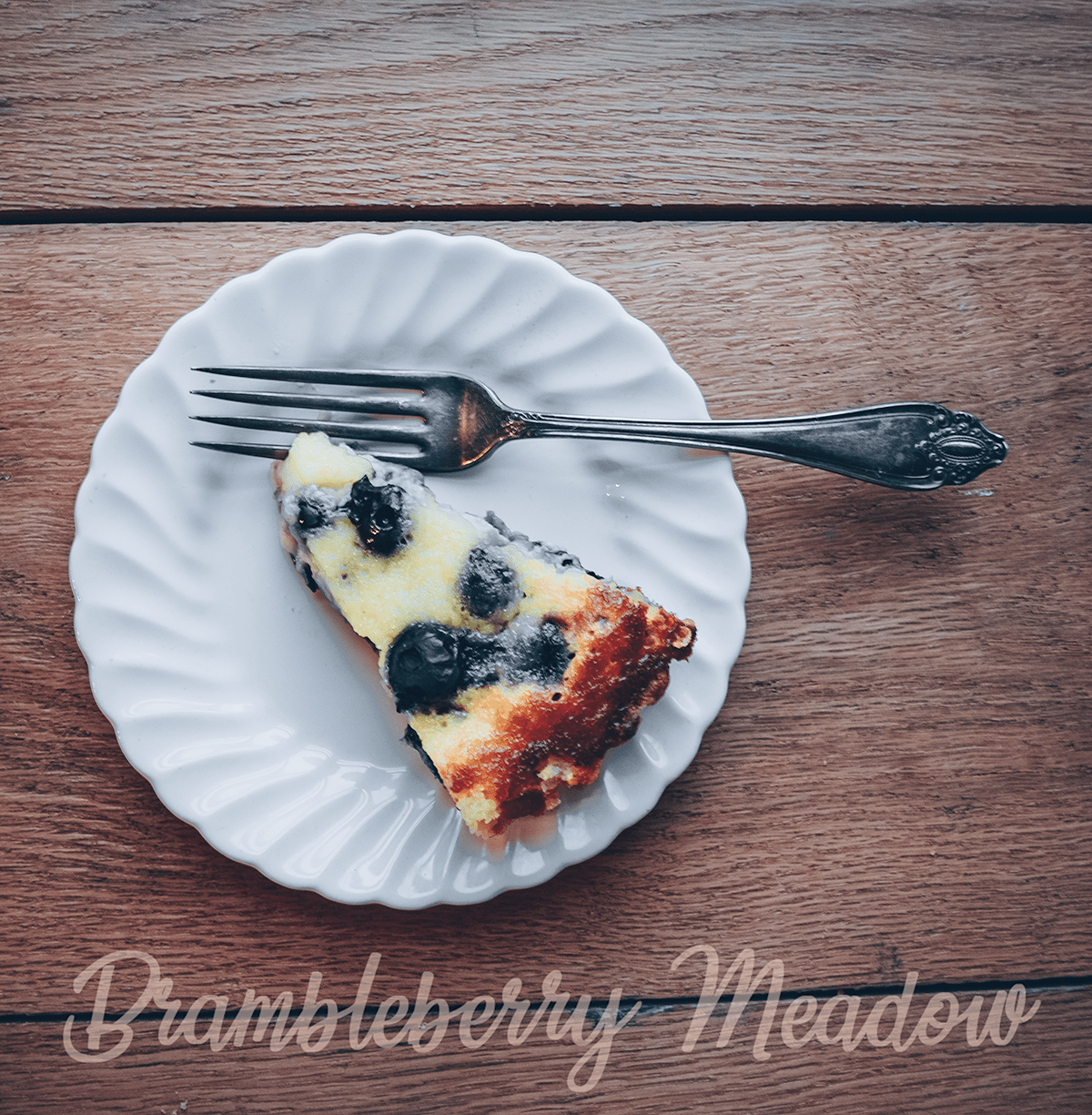 Mustikkapiirakka - Finnish Blueberry Tart - Brambleberry Meadow