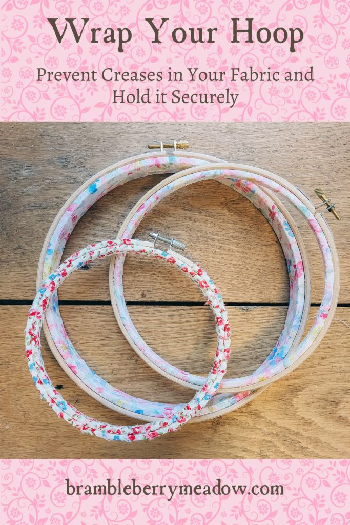 Pinterest Pin for Wrap Your Hoop Post