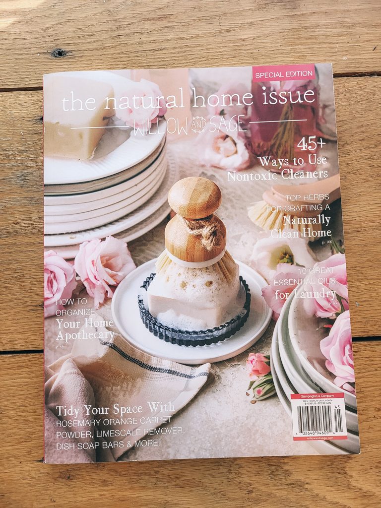 Cover of Willow and Sage Natural Home issue